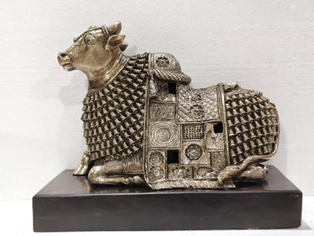 “Divine Texture Of Culture” An Exhibition Of Sculptures By Kiran Shigvan, Karuna Shigvan At Nehru Centre Art Gallery