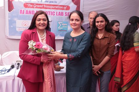 Chingari Shakti Foundation And Team Sigma Inaugurated 22nd AI And Robotic Lab At Divine Child High School, Indira Nagar, Malad East